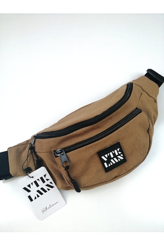 Vatkalimon Unisex Kahverengi Omuz ve Bel Çantası