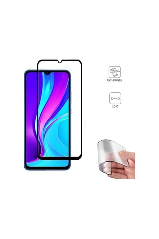 Samsung Galaxy Uyumlu A10s Ekran Koruyucu Tam Ekran Seramik Esnek Davin 3 Adet