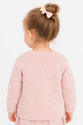 Kız Bebek Fil Detaylı Kazak 23115 Pembe