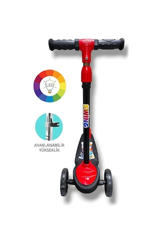 Swing Işıklı 3 Tekerlekli Scooter