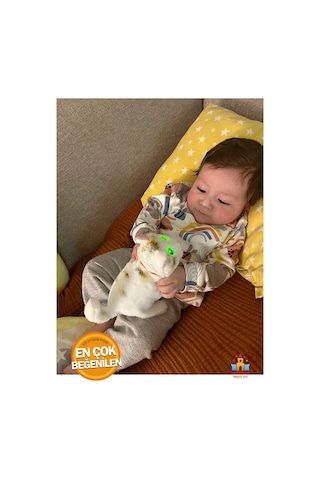 Sesli Yürüyen Oyuncak Peluş Kedi - Unisex Çocuklar İçin Eğlenceli Beyaz Oyuncak