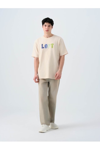 Loft Bej Erkek T-shirt Lf2038683 Bej