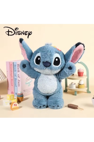 Stitch Peluş Oyuncak 35cm Yeni Stil Ayakta Duran Stich Peluş Oyuncak Angel Lilo Çok Renkli