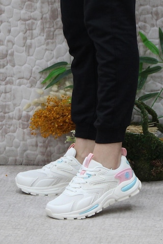 Lumberjack Null Bej Rahat Esnek Sneaker Kadın Spor Ayakkabı 001