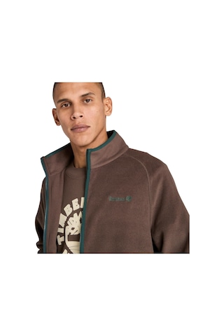 Timberland Polartec 100 Full Zip Fleece Erkek Ceket-33865 Koyu Kahverengi