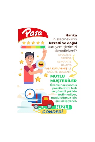 Paşa Kuruyemiş Kavrulmuş Karışık Lüx Kuruyemiş 12 x 40 G