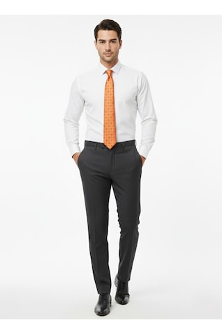 Presto Erkek Slimfit Armürlü Pantolon Siyah 3181-001 Siyah