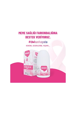 Siveno %100 Doğal Roll On Kadın Deodorant Ter Kokusu Önleyici Bitkisel Leke Bırakmayan Vegan 50 ML