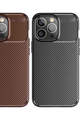 Apple Uyumlu iPhone 13 Pro Max Kılıf Zore Negro Silikon Kapak Lacivert