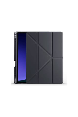 Samsung Uyumlu Galaxy Tab S10 Lite s10 Fe s9 10.9 Manyetik Standlı Kalem Bölmeli Kılıf Kapaklı