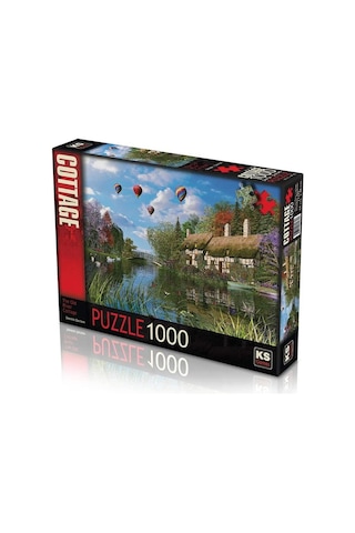Ks Games 1000 Parça Puzzle The Old River Cottage