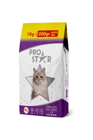 Prostar Somonlu Kısırlaştırılmış Yetişkin Kedi Kuru Maması 15 KG