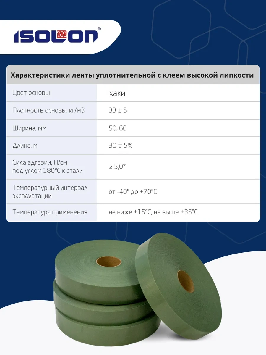 Isolon Yüksek Yapışkanlı Sızdırmazlık Bandı 60mm X 30m 246739669