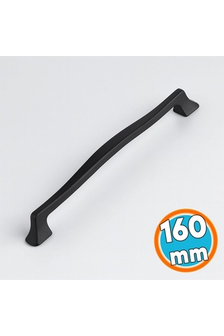 Mobilya Çekmece Mutfak Dolabı Dolap Kulpları Kulbu Kulpu Siyah Siyah Metal Kulp 160 Mm -16 Cm Çok Renkli
