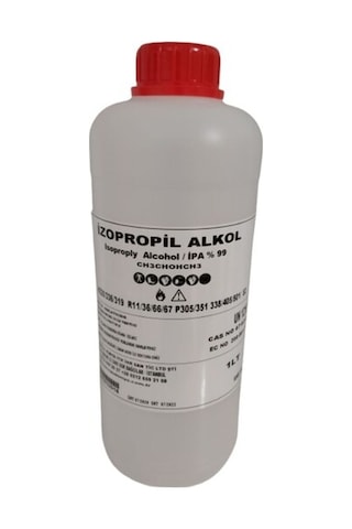 1 Litre İzopropil Alkol %99 Saf İpa İzopropil Alkol