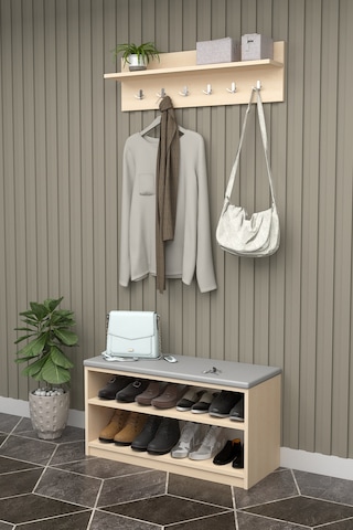 Asra Trend Puflu Ayakkabılık Ve Askılık A-34 Akçaağaç Akçaağaç