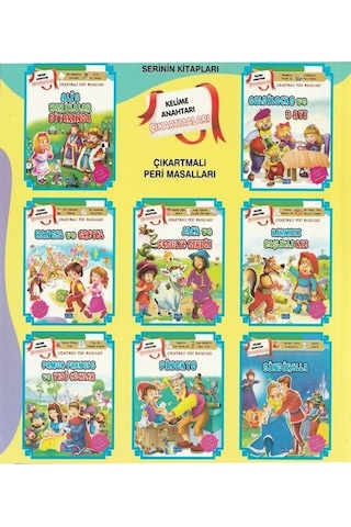 1. Sınıflara Dünya Masalları Seti 8 Kitap Kelime Anahtarı Çı...