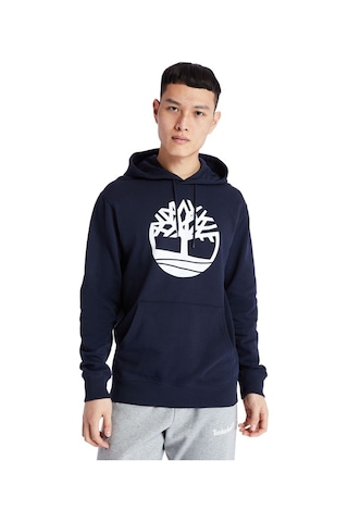 Timberland Core Tree Logo Pull Over Hoodie Erkek Günlük Sweatshir Lacivert