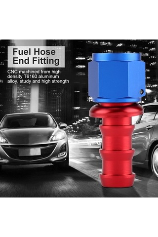 Fastbuy An10 Otomobil Yağ Soğutucu Bağlantısı - T6160 Alüminyum Cnc İşlenmiş, Anodize Kaplama, Kolay Montaj, Dürtme/tork Kili