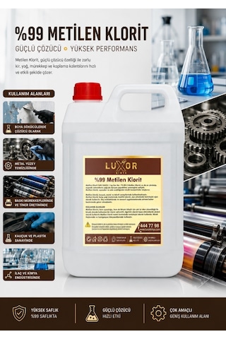 Luxor Kimya %99 Metilen Klorit 6 Kg