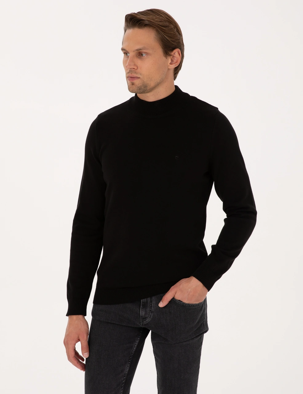 Pierre Cardin Erkek Siyah Kazak /triko 50315457-vr046 Siyah