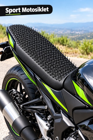 Arkado Motosiklet Sele Matı Siyah 10 Adet