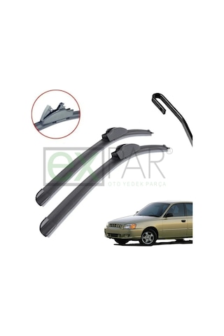 Hyundai Accent Ön Cam Silecek Süpürgesi 2000 - 2002 Accent Milenyum Kasa Ön Silecek Sağ Sol Hyundai Accent Ön Cam Silecek Süpürgesi 2000 - 2002 Accent Milenyum Kasa Ön Silecek Sağ Sol