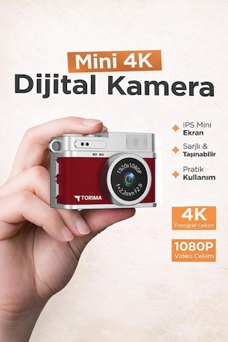 Torima CMR35 Mini Anahtarlık 1080P Dijital Fotoğraf Video Kamera