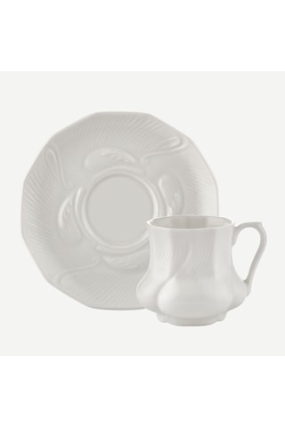 Beyaz Porselen Kahve Fincanı 150 Ml