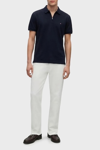 Tommy Hilfiger Pamuk Karışımlı Regular Fit Yarım Fermuarlı Polo Yaka T Shirt Erkek Polo Yaka T Shirt Mw0mw43282 Dw5 Lacivert