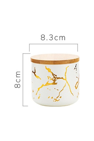 Westworld Ahşap I Seramik Şekerlik Biber Kavanozu Ev Dekor