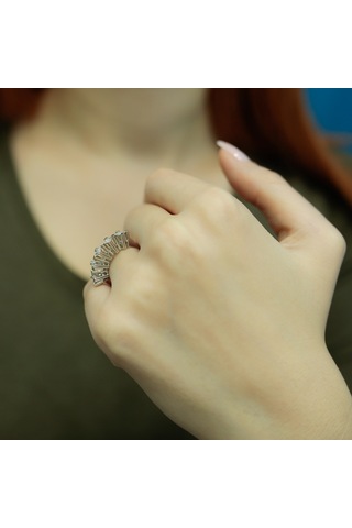 Lova 1,50 Karat Efektli Pırlanta Beştaş Yüzük - 1070110