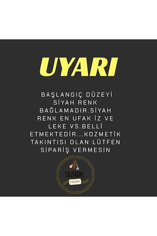 Kısa Sap Jack Girişli Siyah İnci Bağlama Seti