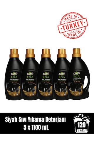 Siyah Sıvı Yıkama Deterjanı 5x 1100 Ml 5 L