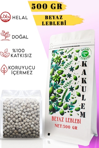 Kakulem İri Boy Gurme Beyaz Leblebi 500 G