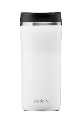 Aladdin Mocca Thermavac Leak Lock Çelik Termos Bardak Matarası Beyaz 0.35 L