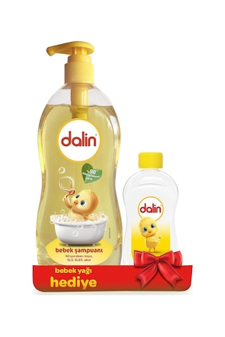 Dalin Bebek Şampuanı 700 Ml + 100 Ml Bebek Yağı 2 Li X 6 Set Tüm Saç Tipleri