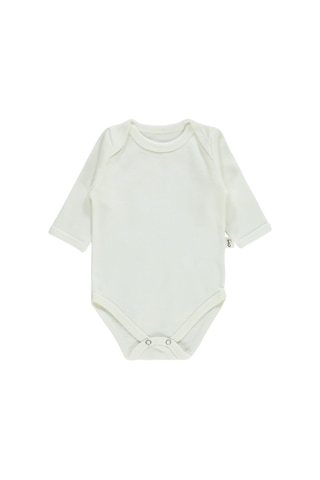 Civil Baby Çocuk Çıtçıtlı Badi 1-3 Yaş Beyaz 14k31202723w3 Beyaz