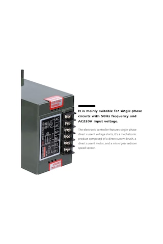 Kosona Dc-51 180v Dc Motor Hız Kontrol Cihazı - Mikro Elektronik Regülatör, Tek Fazlı, Çıkış Gerilimi Ayarlanabilir