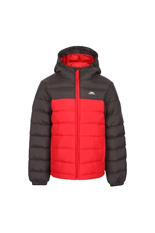 Trespass Trespass Oskar B - Kids Padded Unisex Çocuk Kırmızı Outdoor Ceketi Red Kırmızı