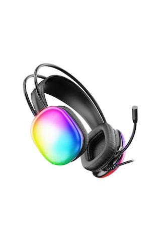 Lecoo HT409 USB Kablolu Mikrofonlu Kulak Üstü RGB Gaming Kulaklık