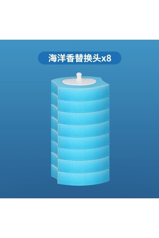 Fortunelane Ev Bakımı Tek Kullanımlık Tuvalet Fırçası, Uzun Saplı Engellere Ulaşamayan Bölgeler İçin, Duvar Takıma Uyumlu, Deniz Mavi