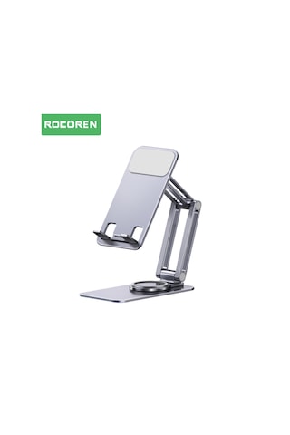 Rocoren 360 Döner Mekanizmalı Katlanabilir Alüminyum Telefon Standı