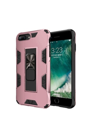 Apple Uyumlu iPhone 7 Plus Kılıf Zore Volve Kapak Rose Gold