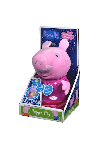 Peppa Pig Işıklı Ve Sesli İyi Geceler Peppa Peluş Pembe