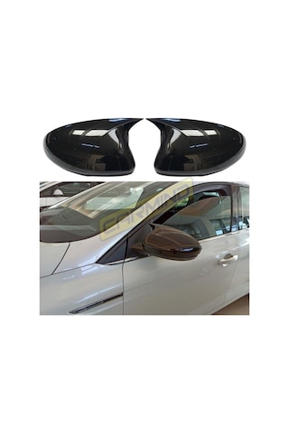 Renault Megane 4 Batman Yarasa Ayna Kapağı Piano Black 2016-2019