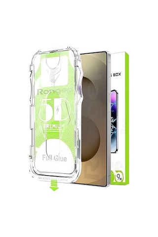 Galaxy S25 Ultra İçin Kolay Kurulum Ekran Koruyucu Otomatik Toz Toplayan Hava Kabarcığı Bırakmayan Dokunmatiği Ve Görüntü Kalitesini Etkilemeyen Ekranı Tam Kaplayan Cam Koruyucu