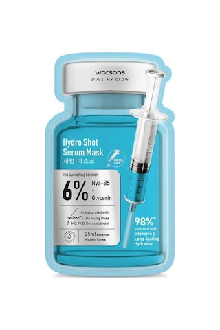 Watsons Nemlendirici/hya-b5 + Glycerin Serum Maske 2x