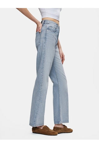 Ltb Vanetta Düz Paça Yüksek Bel Jean Pantolon 010095176316114 55910 Karışık Çok Renkli