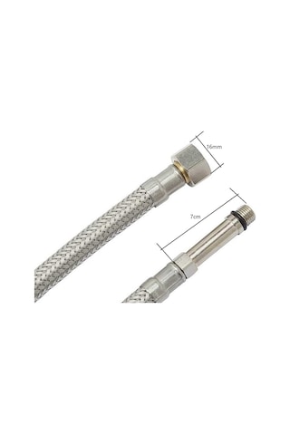 2 Adet Geylani Uzun Uçlu Pasolu 3/8 Batarya Flexi 7cm Pasolu 70cm Krom